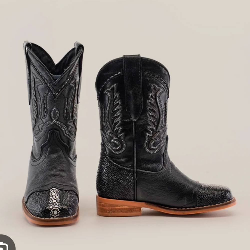 Black Western Cowboy Boots